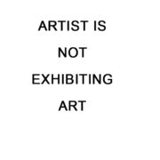 Artist is not exhibiting