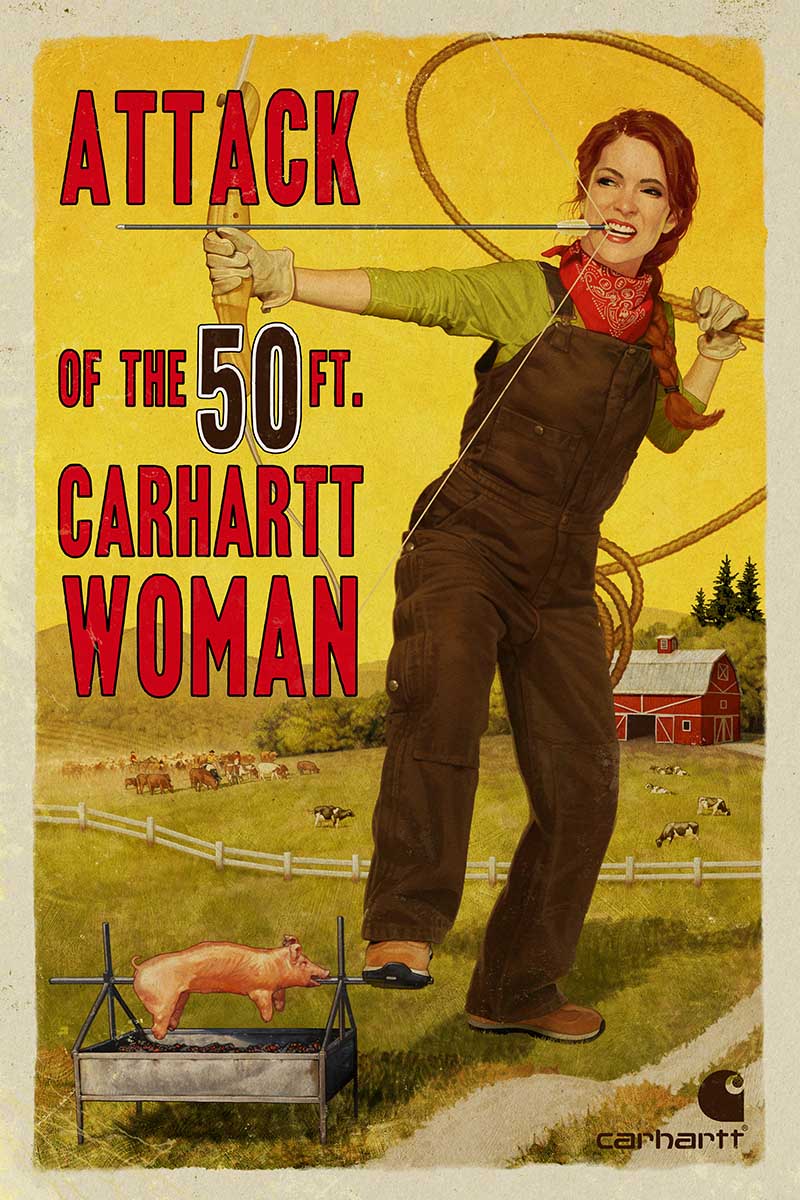 Carhart 50 foot woman