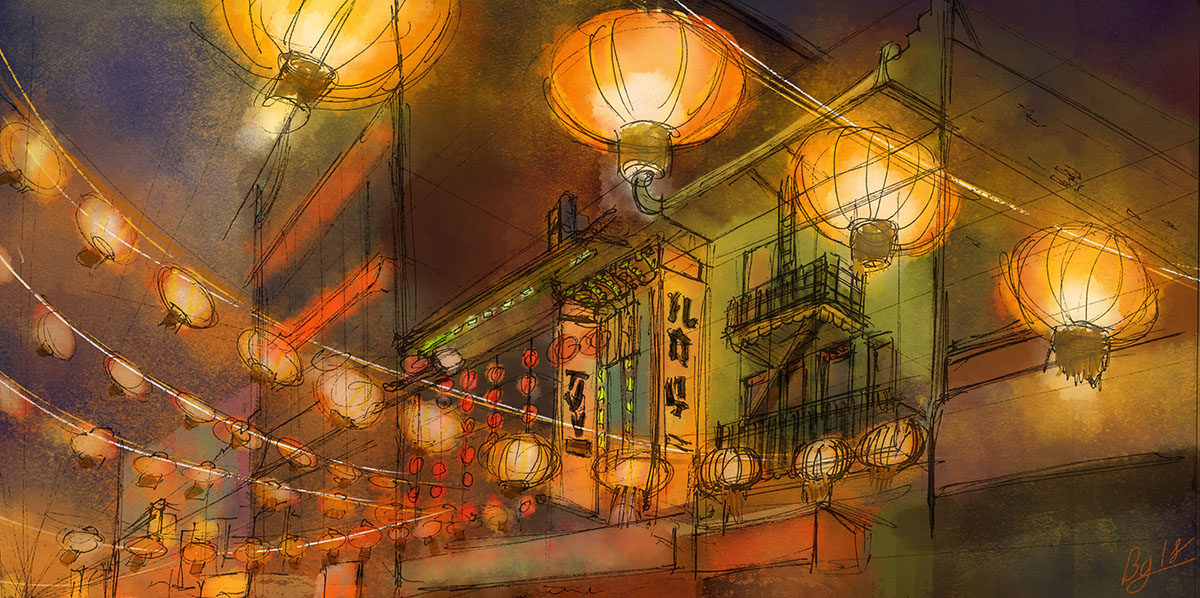 China Town Lights- San Francisco