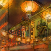China Town Lights- San Francisco